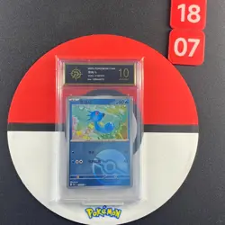 Pokemon TCG S-Chinese Horsea 151C 116/151 Poke Ball Grade10 - Image 1