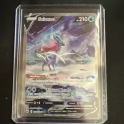 Pokemon Suicune V Ultra Rare Full Art Holo GG38/GG70 Crown Zenith 210 HP - Image 1