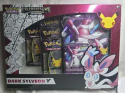Pokemon Celebrations Dark Sylveon Collection Box 25th Anniversary Factory Sealed - Image 1