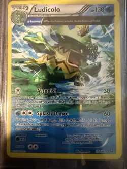 Pokemon Ludicolo XY Primal Clash Rare Holo 37/160 Stage 2 130 HP English Card - Image 1
