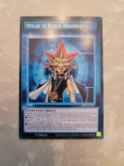 YUGIOH! TCG - Ritual of Black Mastery - SS04 - Common - 1st Ed - NM - 2020 - Image 1