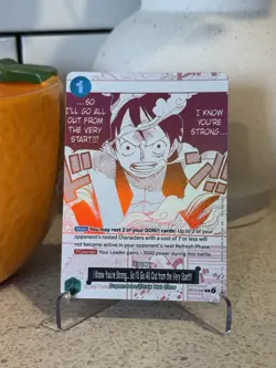 I Know You're Strong OP13-040 3rd Anniversary Treasure Campaign Pack Promo NM - Image 1