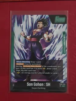 Son Gohan : SH FB09-049 Leader Alternate Art Dual Evolution Dragon Ball Card Eng - Image 2