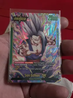 Son Gohan : SH FB09-049 Leader Alternate Art Dual Evolution Dragon Ball Card Eng - Image 3