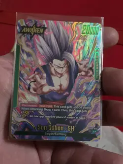 Son Gohan : SH FB09-049 Leader Alternate Art Dual Evolution Dragon Ball Card Eng - Image 4