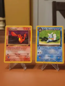 Pokemon 1st Edition Team Rocket Lot (13 Cards) Vintage WOTC – DAMAGED/CREASED - Image 3