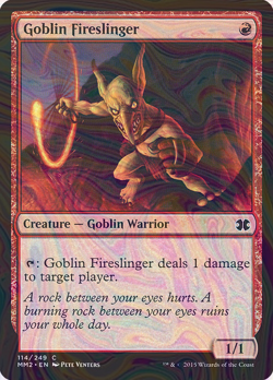Foil Goblin Fireslinger - Modern Masters 2015 | MTG Card - Image 1