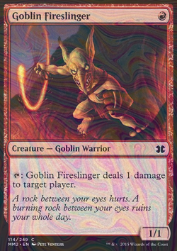 Foil Goblin Fireslinger - Modern Masters 2015 | MTG Card - Image 3
