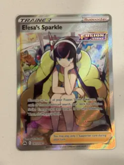Elesa’s Sparkle ✨ Crown Zenith 147/159 Full Art Ultra Rare Pokemon TCG Card NM - Image 1