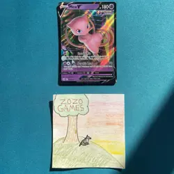 Mew V - 113/264 - Pokemon Fusion Strike Sword & Shield Ultra Rare Card NM - Image 3