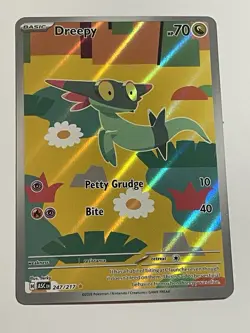 Pokemon Dreepy 247/217 ASC Full Art Holo Dragon Basic Single Card - Image 1