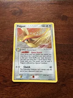 Pidgeot 10/112 Firered & Leafgreen Pokemon Trading Card Game - Holo - Image 1