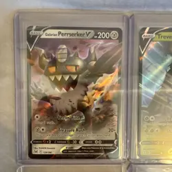 Pokemon V Cards Lot 15 Holo Galarian Perrserker Sword & Shield English - Image 2