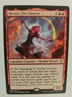 MTG Rionya, Fire Dancer C21 Commander 2021, Regular Rare Card 055 - Image 1