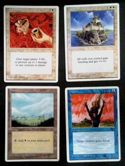 Lot of (7) Alternate 4th Magic Cards Ashes to Ashes Island Plains Flight + More - Image 1