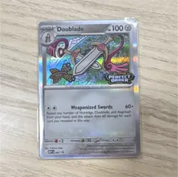 Pokemon Doublade Holo Perfect Order Card 067 100 HP 60 Attack TCG English - Image 1