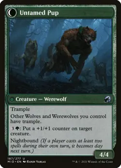 Hound Tamer #187 (Foil) (NM) Midnight Hunt MID Magic MTG - Image 2