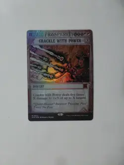 MtG Outlaws of Thunder Junction Crackle With Power NM FOIL $0.75 Ship VCT124129 - Image 1