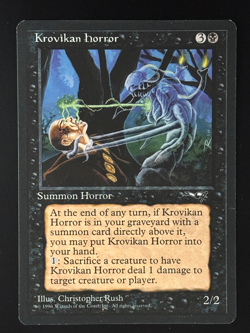 MTG - Krovikan Horror - NM Never Played - Alliances #15 - Rare - EN - REG - Image 1