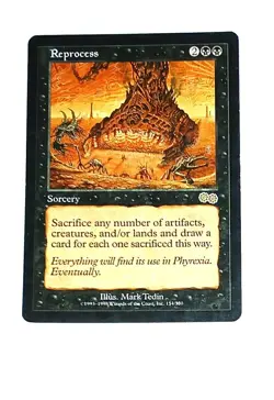 Magic the Gathering * MTG * 1 x Reprocess * Urza's Saga * MP - Image 1