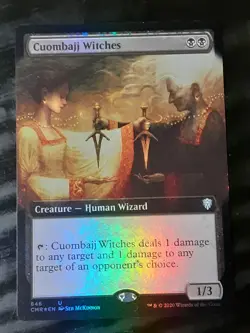 Cuombajj Witches Extended Art FOIL, Commander Legends, NM, MTG , FREE SHIPPING - Image 1