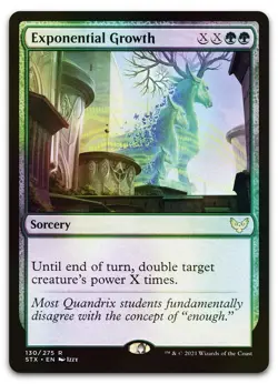 Exponential Growth #130 (Foil) (NM) Strixhaven STX Magic MTG - Image 1
