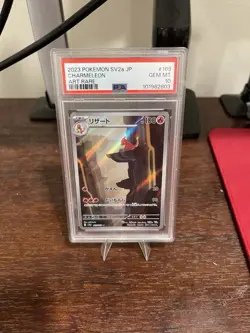 Pokemon Charmeleon Art Rare Holo Sv2a 169 PSA 10 Japanese 2023 - Image 1