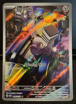 Pokemon TCG Varoom Illustration Rare Scarlet & Violet Obsidian Flames 206/197 NM - Image 1