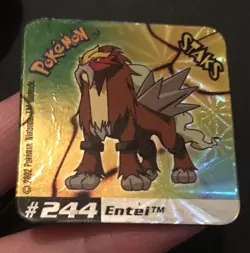 4 X Pokemon Staks Magnets Raikou Entei Zapdos Moltres Legendary #243 SHINY RARE - Image 3