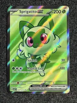 Pokemon TCG Sprigatito EX 251/217 Full Art Ultra Rare Holo Ascended HeroesPokemo - Image 1