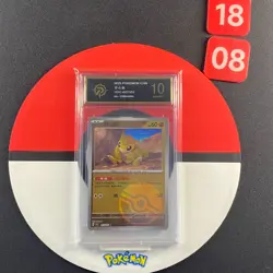 Pokemon TCG S-Chinese Sandshrew 151C 027/151 Poke Ball Grade10 - Image 1