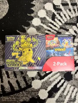 Pokemon TCG 2024 Scarlet & Violet Surging Sparks Costco 2 Pack Bundle Sealed - Image 1