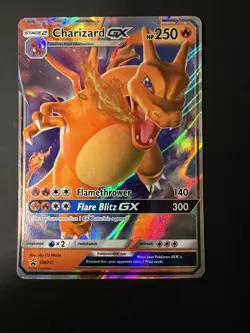 Pokemon 2019 Sun & Moon Hidden Fates Charizard GX SM211 Black Star Promo - NM - Image 1