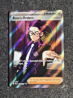 Pokemon TCG Boss's Orders 256/217 Full Art Trainer Ascended Heroes - Image 1