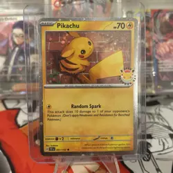 Pikachu 51/162 Stamped 2026 Pokemon Day 30th Anniversary Promo TCG - Image 1