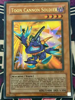 NM Toon Cannon Soldier TP6-EN001 Ultra Rare - Image 1