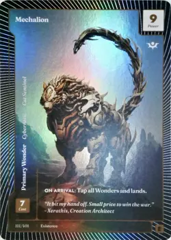 Wonders of the First- CLASSIC FOIL EPIC-MECHALION 111/401 - Image 1