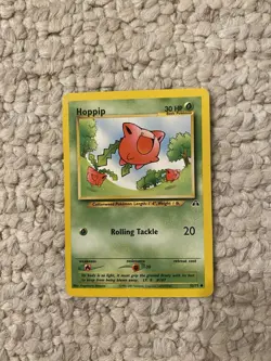 Hoppip 55/75 Neo Discovery Pokemon Card LP - Image 1