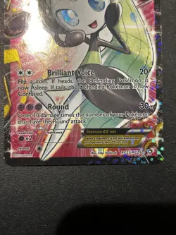 Pokemon Meloetta EX Ultra Rare Full Art Holo RC25/RC25 Legendary Treasures Card - Image 3