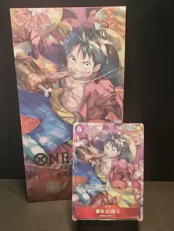 One Piece Card Game Chinese New Year Red Packet Monkey D. Luffy P-001 Promo - Image 2