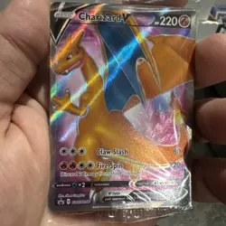Charizard V SWSH050 SWSH: Sword & Shield Promo Cards Holo Sealed - Image 1