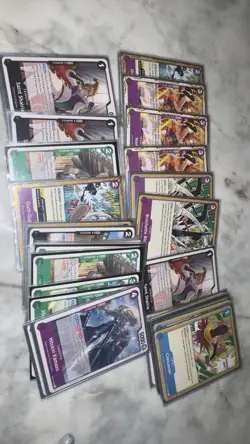 One Piece TCG Bulk Lot - Uncommon Deck + Sleeves & Box 50+ Cards Clean,OP12/OP05 - Image 1