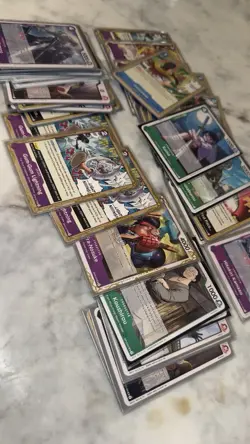 One Piece TCG Bulk Lot - Uncommon Deck + Sleeves & Box 50+ Cards Clean,OP12/OP05 - Image 3