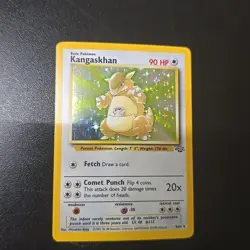 Kangakhan Unlimited Edition LP Base Set Pokemon Card HOLO POKEMON 1999 Free Ship - Image 1