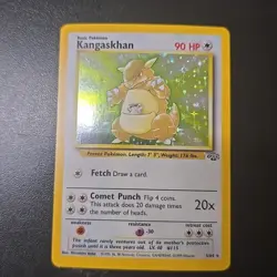 Kangakhan Unlimited Edition LP Base Set Pokemon Card HOLO POKEMON 1999 Free Ship - Image 2
