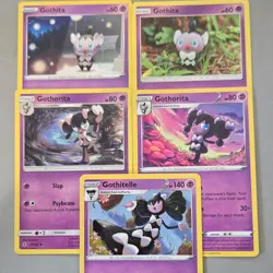 Pokemon TCG Card Lot Gothita Gothorita Gothitelle Psychic 5x - Image 1