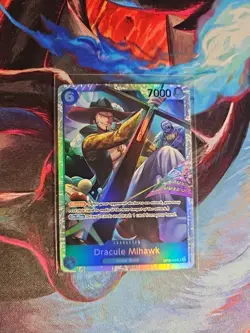 Dracule Mihawk OP09-048 Reprint SR ONE PIECE Tcg Card Game NM Blue - Image 1