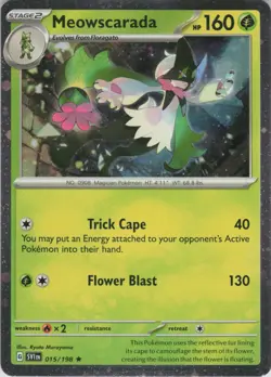 Meowscarada - (Cosmos Holo) Rare Miscellaneous Cards & Products 015/198 NM Holo - Image 1