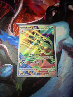 Pokemon TCG Destined Rivals Hydrapple Full Art Illustration Card 188/182 - Image 1