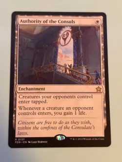 Authority of the Consuls Foundations Regular - Rare - Pack Fresh - Image 1